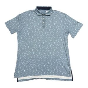 122 RALPH LAUREN Men’s Classic Fit Performance ‘Croquet’ Polo - Blue, Medium
